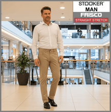 Lade das Bild in den Galerie-Viewer, STOOKER FRISCO | Greige | Stretch Denim | Regular Straight | Jeans Hose | HERREN | im Einkaufscenter