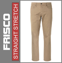 Lade das Bild in den Galerie-Viewer, STOOKER FRISCO | Greige | Stretch Denim | Regular Straight | Jeans Hose | HERREN | Frontansicht Lager