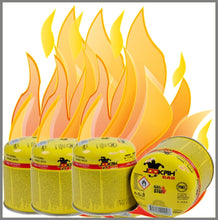 Lade das Bild in den Galerie-Viewer, CAMPING | Gaskocher aus Metall | mit 8 Gaskartuschen 190 Gramm | Shisha