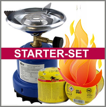 Lade das Bild in den Galerie-Viewer, IMEX | CAMPING | Gaskocher aus Metall | mit 8 Gaskartuschen 190 Gramm