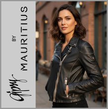 Lade das Bild in den Galerie-Viewer, GIPSY by MAURITIUS | Black | Lederjacke | Bikerjacke | PGG LULV | Damen