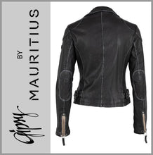 Lade das Bild in den Galerie-Viewer, GIPSY by MAURITIUS | Black | Lederjacke | Bikerjacke | PGG LULV | Damen