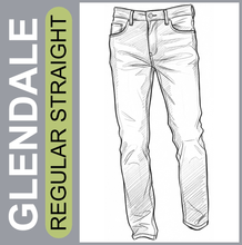Lade das Bild in den Galerie-Viewer, STOOKER GLENDALE | Stretch Denim | Regular Straight | Jeans Hose | HERREN | Skizze