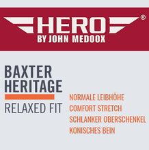 Lade das Bild in den Galerie-Viewer, HERO BAXTER Heritag | bluegrey | Stretch Denim | Relaxed Fit | Jeans Hose | HERREN