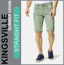 Lade das Bild in den Galerie-Viewer, Hero KINGSVILLE | Light Khaki | STRAIGHT FIT | Bermuda | Summer Denim | Herren | Frontansicht