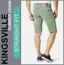 Lade das Bild in den Galerie-Viewer, Hero KINGSVILLE | Light Khaki | STRAIGHT FIT | Bermuda | Summer Denim | Herren | Rückansicht