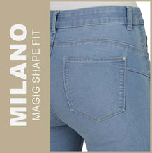 Lade das Bild in den Galerie-Viewer, STOOKER MILANO | Bleached Denim | Magic Shape Fit | Damen | Rückansicht Gesäß