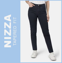 Lade das Bild in den Galerie-Viewer, STOOKER NIZZA | Dark Blue | Stretch Jeans | Tapered Fit | DAMEN | Frontansicht