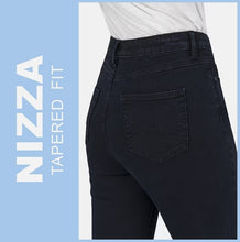 Lade das Bild in den Galerie-Viewer, STOOKER NIZZA | Dark Blue | Stretch Jeans | Tapered Fit | DAMEN | Rückansicht Gesäß