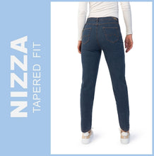 Lade das Bild in den Galerie-Viewer, STOOKER NIZZA | Blue Stone | Stretch Jeans | Tapered Fit | DAMEN | Rückansicht