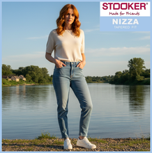 Lade das Bild in den Galerie-Viewer, STOOKER NIZZA | Light Vintage | Stretch Jeans | Tapered Fit | DAMEN