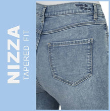 Lade das Bild in den Galerie-Viewer, STOOKER NIZZA | Light Vintage | Stretch Jeans | Tapered Fit | DAMEN | Rückansicht Gesäß