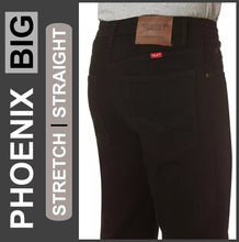 Lade das Bild in den Galerie-Viewer, HERO PHOENIX | Black | Big Stretch | Jeans Hose | Straight Cut | HERREN