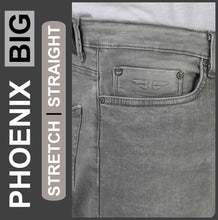 Lade das Bild in den Galerie-Viewer, HERO PHOENIX | Lightgrey Denim | Big Stretch | Jeans Hose | Straight Cut | HERREN