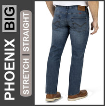 Lade das Bild in den Galerie-Viewer, HERO PHOENIX | Vintage Blue | Big Stretch | Jeans Hose | Straight Cut | HERREN