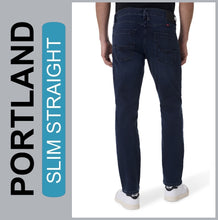 Lade das Bild in den Galerie-Viewer, HERO PORTLAND | Darkblue Tint | Stretch Jeans Hose | Slim Straight Fit | HERREN