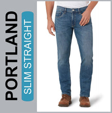 Lade das Bild in den Galerie-Viewer, HERO PORTLAND | Lightblue Wash | Stretch Jeans Hose | Slim Straight Fit | HERREN | NEU!