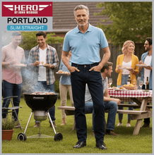 Lade das Bild in den Galerie-Viewer, HERO PORTLAND | Rinse | Stretch Jeans Hose | Slim Straight Fit | HERREN | vor Grillparty