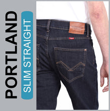 Lade das Bild in den Galerie-Viewer, HERO PORTLAND | Rinse | Stretch Jeans Hose | Slim Straight Fit | HERREN