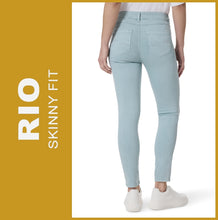 Lade das Bild in den Galerie-Viewer, STOOKER RIO | Blue Aqua | Stretch Jeans | Skinny Fit | Fexxi Move Strass | DAMEN | Rückansicht