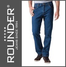 Lade das Bild in den Galerie-Viewer, ROUNDER FALCO | Blue Stone | Stretch Denim | Regular Straight | Jeans Hose | HERREN