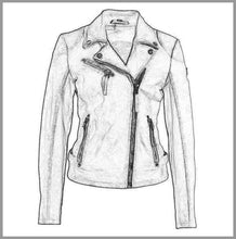 Lade das Bild in den Galerie-Viewer, GIPSY by MAURITIUS | Cream | Lederjacke | Bikerjacke | PGG LABAGV | Damen