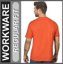 Lade das Bild in den Galerie-Viewer, HERO Workwear | T-Shirt HMW | Poinciana Orange | Regular Fit | Arbeits-T-Shirt | HERREN