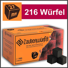 Lade das Bild in den Galerie-Viewer, ZAUBERWÜRFEL | Erstklassige Natur Kohle | 27mm | Wasserpfeife | Shisha | 4x 1Kg
