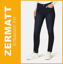 Lade das Bild in den Galerie-Viewer, STOOKER ZERMATT | Dark Indigo | Stretch Jeans | Straight Slim Fit | Damen | Frontansicht