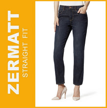 Lade das Bild in den Galerie-Viewer, STOOKER ZERMATT | Blue Black | Stretch Jeans | Straight Slim Fit | Damen | Frontansicht
