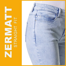 Lade das Bild in den Galerie-Viewer, STOOKER ZERMATT | Light Blue Acid | Stretch Jeans | Straight Slim Fit | Damen