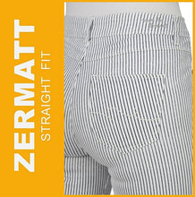 Lade das Bild in den Galerie-Viewer, STOOKER ZERMATT | Printed Blue Stripe | Stretch Jeans | Straight Slim Fit | Damen