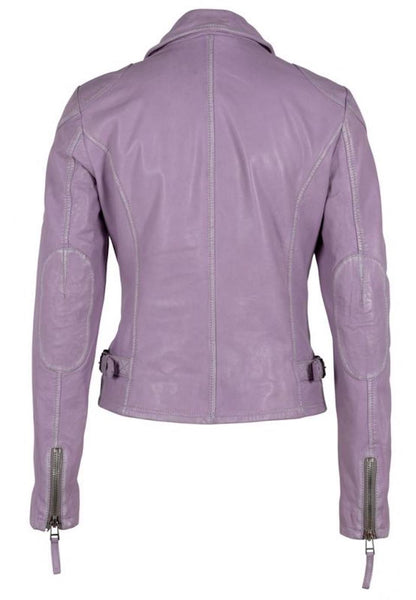 Gipsy Damen Lederjacke Bikerjacke Jacket PGG LABAGV (PERFECTO) - Lavender
