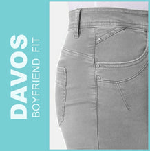 Lade das Bild in den Galerie-Viewer, STOOKER DAVOS | Grey Minimal Aop | Stretch Jeans | Boyfriend Slim Fit | DAMEN | NEU!
