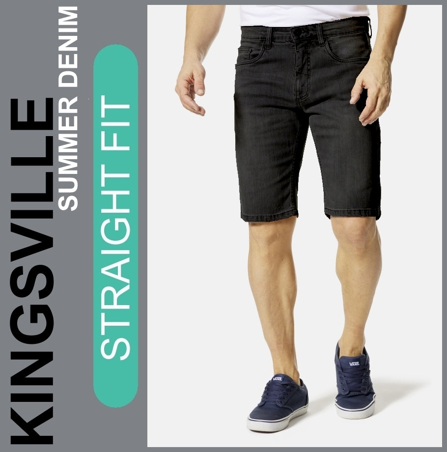 Hero KINGSVILLE | Night | STRAIGHT FIT | Bermuda | Summer Denim | Herren