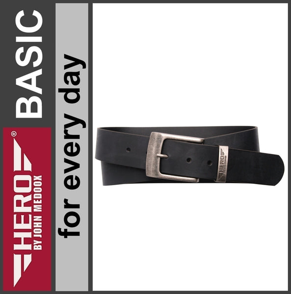 HERO BASIC | Gürtel | Classicbelt | Metalloop | Black | Herren
