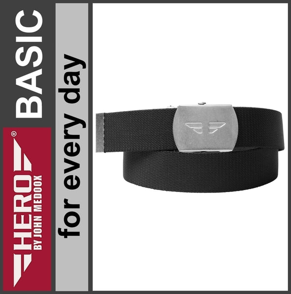 HERO BASIC | Gürtel | Belt PU | Black | Herren