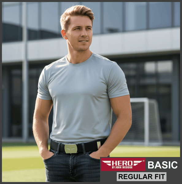 HERO BASIC | Gürtel | Belt PU | Black | Herren