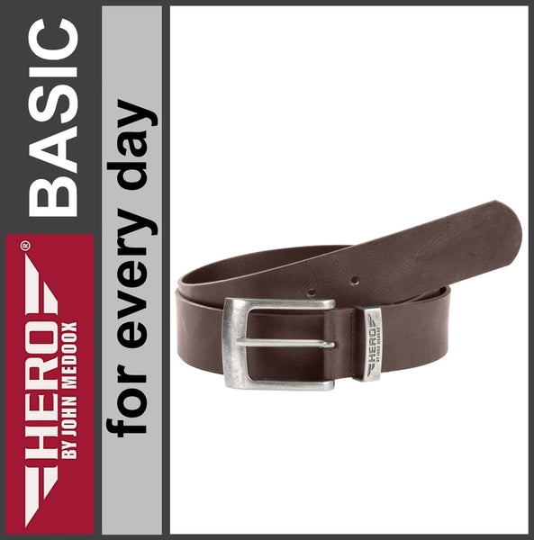 HERO BASIC | Gürtel | Leder | Premium | Dark Brown | Herren