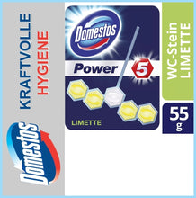 Lade das Bild in den Galerie-Viewer, DOMESTOS | Power 5 | WC-Spender | Limette | 3 x 55 Gramm
