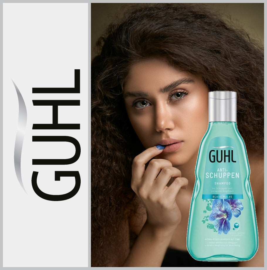 GUHL | Shampoo | Anti- Schuppen | Blaue Malve + Zink | 50 ml
