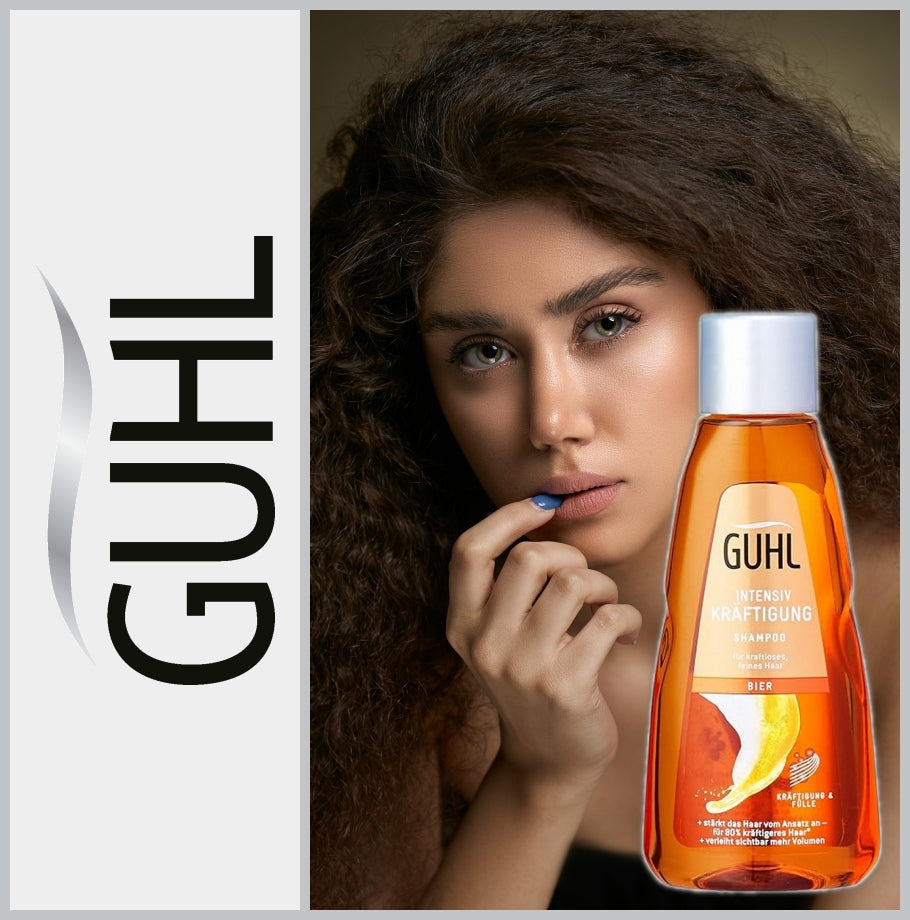 GUHL | Shampoo | Intensiv Kräftigung | Bier | 50 ml