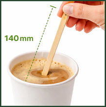 Lade das Bild in den Galerie-Viewer, PACKEO | RÜHRSTÄBCHEN | HOLZ  | 140 mm | ab 1000 Stück
