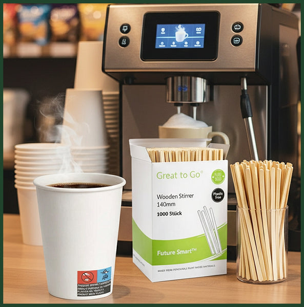 PACKEO | RÜHRSTÄBCHEN | HOLZ  | 140 mm | ab 1000 Stück