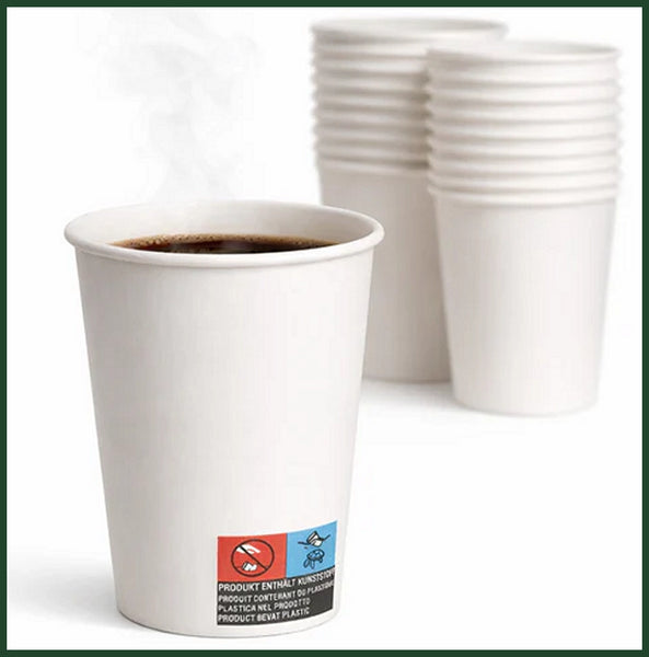 PACKEO | EINWEGBECHER | WEISS | 200 ml (8 oz) | ab 200 Stück