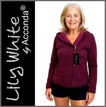 Lade das Bild in den Galerie-Viewer, LILY WHITE by Acconda | Purple | Feinstrickjacke | DAMEN

