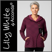 Lade das Bild in den Galerie-Viewer, LILY WHITE by Acconda | Purple | Feinstrickjacke | DAMEN
