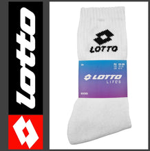 Lade das Bild in den Galerie-Viewer, LOTTO | 3 Paar | SPORTSOCKEN | Sport | Tennis | Freizeit | Business | Weiss | Herren
