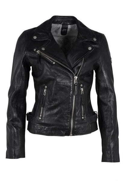 Gipsy Damen Lederjacke Bikerjacke Jacket PGG W14 LEGV (PERFECTO) - Black