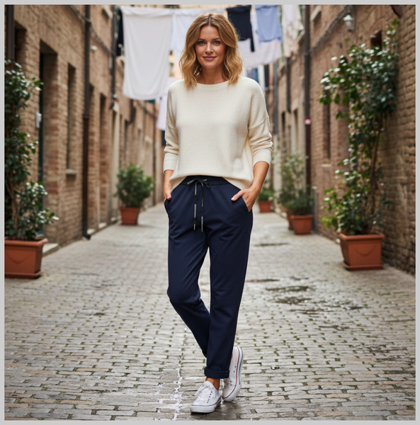 PAPERBAG-HOSE | DARKBLUE | DAMEN